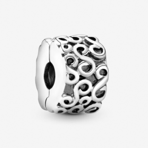 Pandora Swirl Clip Charm - Picture 1 of 10